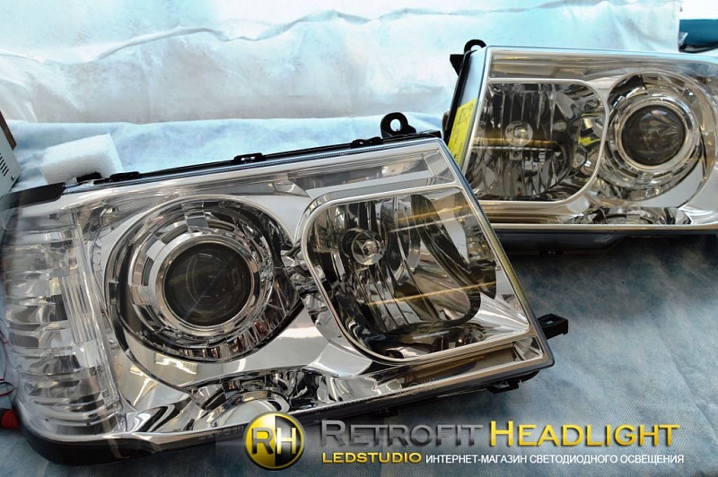 БИ КСЕНОНОВЫЕ ФАРЫ TOYOTA LANDCRUISER 100 (98-)
